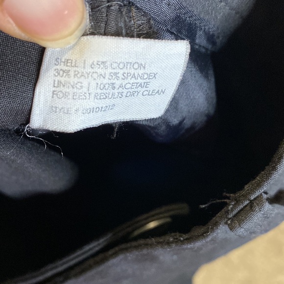 Club Monaco Women's Black Mid-Rise Classic Tapered Leg Ankle Pants 4 - Picture 8 of 9